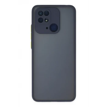 Newface Xiaomi Redmi 10C Kılıf Montreal Silikon Kapak - Lacivert