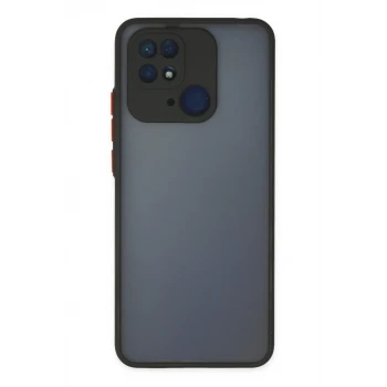 Newface Xiaomi Redmi 10C Kılıf Montreal Silikon Kapak - Siyah