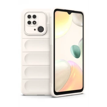 Newface Xiaomi Redmi 10C Kılıf Optimum Silikon - Krem