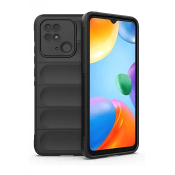Newface Xiaomi Redmi 10C Kılıf Optimum Silikon - Siyah