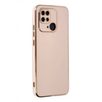 Newface Xiaomi Redmi 10C Kılıf Volet Silikon - Pembe