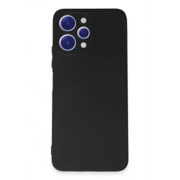 Newface Xiaomi Redmi 12 Kılıf First Silikon - Siyah