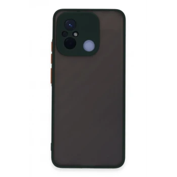 Newface Xiaomi Redmi 12C Kılıf Montreal Silikon Kapak - Yeşil