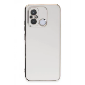 Newface Xiaomi Redmi 12C Kılıf Volet Silikon - Beyaz