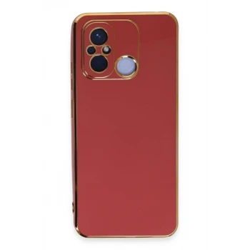Newface Xiaomi Redmi 12C Kılıf Volet Silikon - Kırmızı