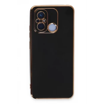 Newface Xiaomi Redmi 12C Kılıf Volet Silikon - Siyah