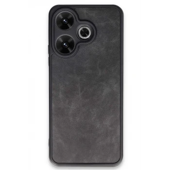 Newface Xiaomi Redmi 13 4G Kılıf Aras Deri Kapak - Siyah