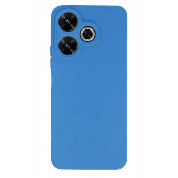 Newface Xiaomi Redmi 13 4G Kılıf First Silikon - Mavi