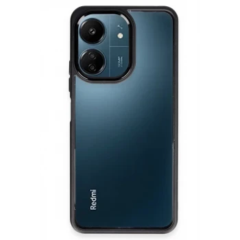 Newface Xiaomi Redmi 13C Kılıf Power Silikon - Siyah