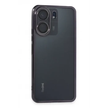 Newface Xiaomi Redmi 13C Kılıf Razer Lensli Silikon - Mor