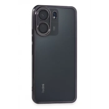 Newface Xiaomi Redmi 13C Kılıf Razer Lensli Silikon - Mor