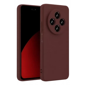 Newface Xiaomi Redmi 14C Kılıf First Silikon - Bordo