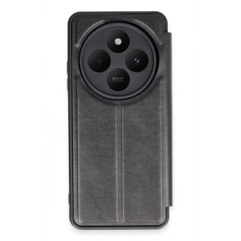 Newface Xiaomi Redmi 14C Kılıf Flip Cover - Siyah