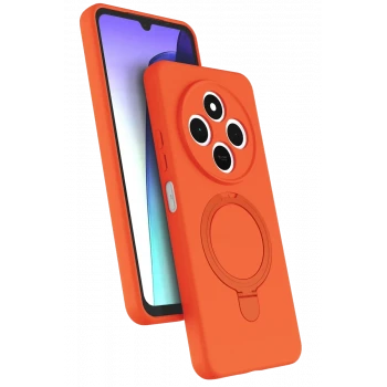 Newface Xiaomi Redmi 14C Regal Magsafe Standlı Kapak - Turuncu