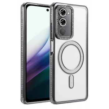 Newface Xiaomi Redmi 15 4G Joke Simli Magneticsafe Kılıf - Siyah