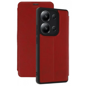 Newface Xiaomi Redmi 15C 4G Flip Cover - Kırmızı