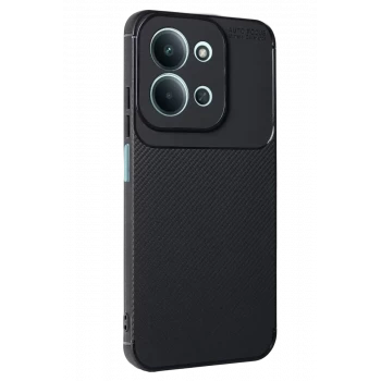 Newface Xiaomi Redmi 15C 5G Auto Focus Karbon Kapak - Siyah