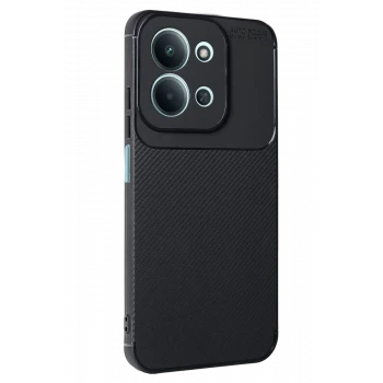 Newface Xiaomi Redmi 15C 5G Auto Focus Karbon Kapak - Siyah