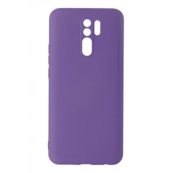Newface Xiaomi Redmi 9 Kılıf Nano içi Kadife Silikon - Mor