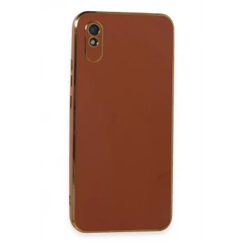 Newface Xiaomi Redmi 9A Kılıf Volet Silikon - Kırmızı