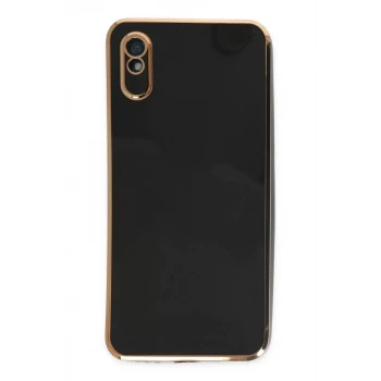 Newface Xiaomi Redmi 9A Kılıf Volet Silikon - Siyah