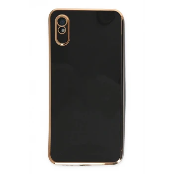 Newface Xiaomi Redmi 9A Kılıf Volet Silikon - Siyah