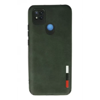 Newface Xiaomi Redmi 9C Kılıf Loop Deri Silikon - Yeşil