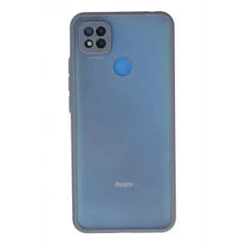 Newface Xiaomi Redmi 9C Kılıf Montreal Silikon Kapak - Gri