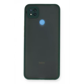 Newface Xiaomi Redmi 9C Kılıf Montreal Silikon Kapak - Yeşil