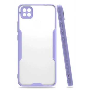 Newface Xiaomi Redmi 9C Kılıf Platin Silikon - Lila