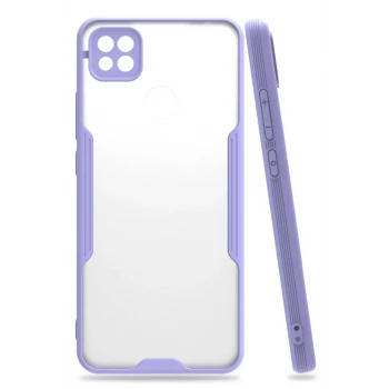 Newface Xiaomi Redmi 9C Kılıf Platin Silikon - Lila