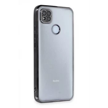 Newface Xiaomi Redmi 9C Kılıf Razer Lensli Silikon - Siyah
