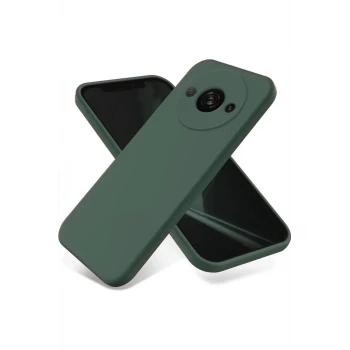Newface Xiaomi Redmi A3 4G Kılıf First Silikon - Koyu Yeşil
