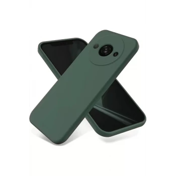 Newface Xiaomi Redmi A3 4G Kılıf First Silikon - Koyu Yeşil