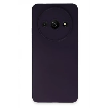 Newface Xiaomi Redmi A3 4G Kılıf Nano içi Kadife Silikon - Mor