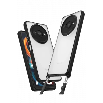 Newface Xiaomi Redmi A3 4G Kılıf Penta Silikon Kılıf - Siyah