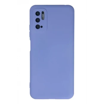 Newface Xiaomi Redmi Note 10 5G Kılıf Nano içi Kadife Silikon - Lila