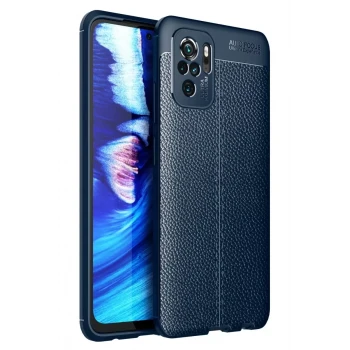 Newface Xiaomi Redmi Note 10 Kılıf Auto Focus Kapak - Lacivert