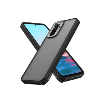 Newface Xiaomi Redmi Note 10 Pro Kılıf Elegant Kapak - Siyah
