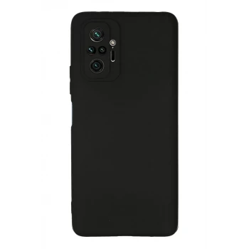 Newface Xiaomi Redmi Note 10 Pro Kılıf First Silikon - Siyah