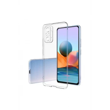 Newface Xiaomi Redmi Note 10 Pro Kılıf Lüx Şeffaf Silikon