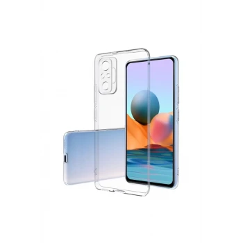 Newface Xiaomi Redmi Note 10 Pro Kılıf Lüx Şeffaf Silikon