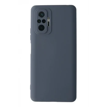 Newface Xiaomi Redmi Note 10 Pro Kılıf Nano içi Kadife Silikon - Gri