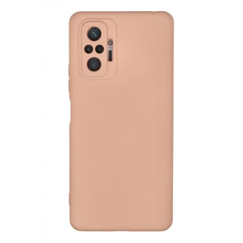Newface Xiaomi Redmi Note 10 Pro Kılıf Nano içi Kadife Silikon - Pudra