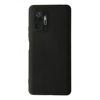 Newface Xiaomi Redmi Note 10 Pro Kılıf Nano içi Kadife Silikon - Siyah