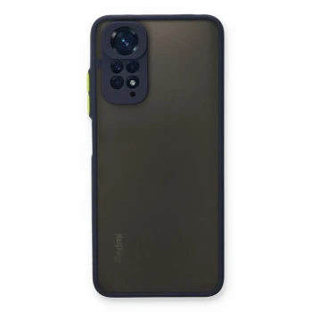 Newface Xiaomi Redmi Note 11 Kılıf Montreal Silikon Kapak - Lacivert