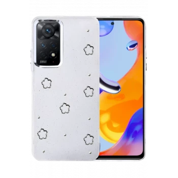 Newface Xiaomi Redmi Note 11 Pro Fiyonk Desenli Kapak - Desen 2