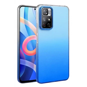 Newface Xiaomi Redmi Note 11 Pro Glossy Kapak - Mavi