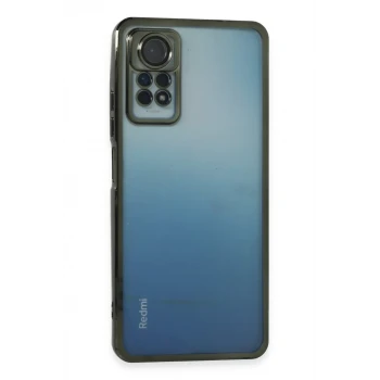 Newface Xiaomi Redmi Note 11 Pro Kılıf Razer Lensli Silikon - Yeşil