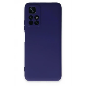 Newface Xiaomi Redmi Note 11T Kılıf Nano içi Kadife Silikon - Mor
